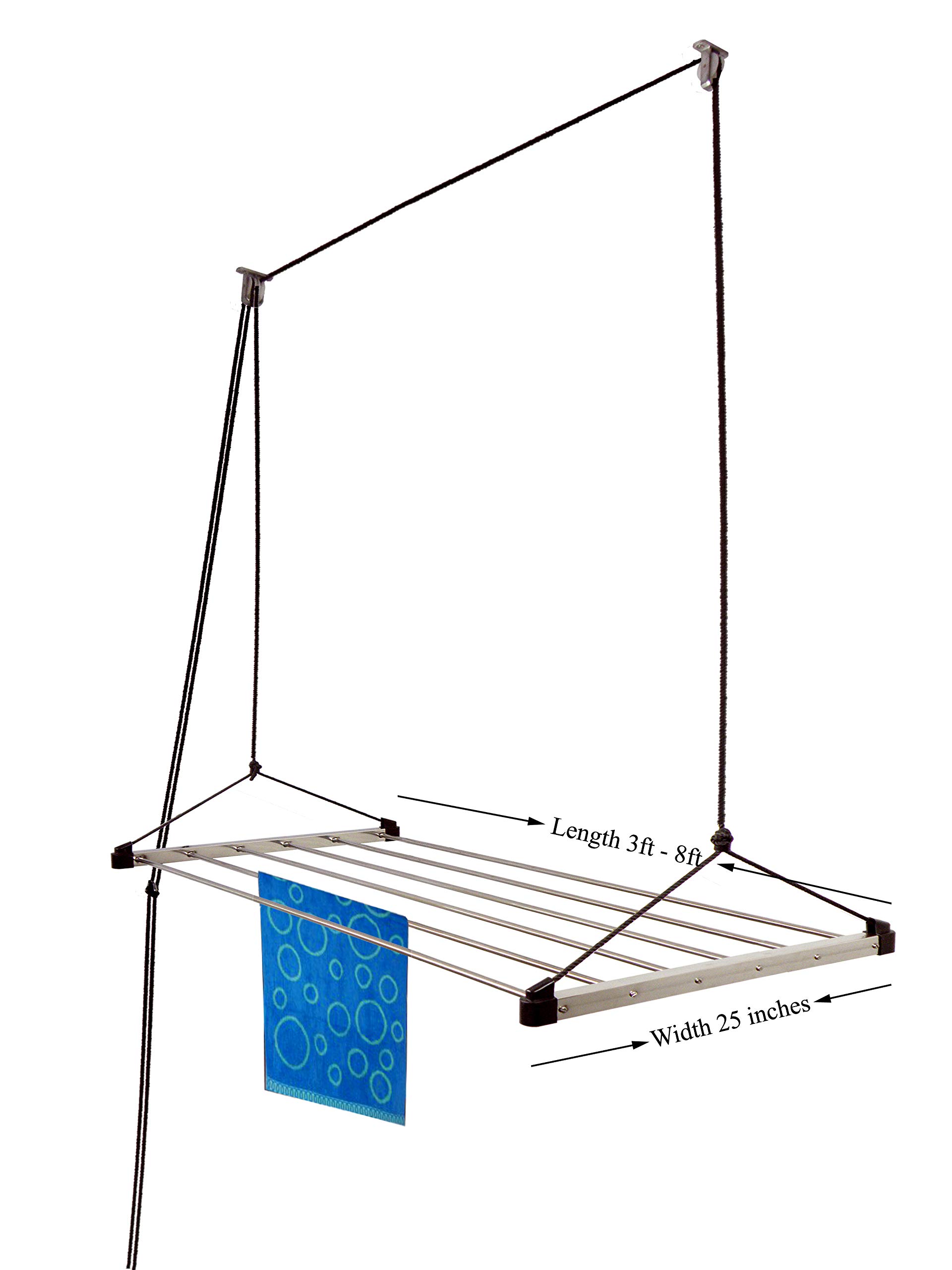 Rainbow Drywell Stainless Steel Cloth Dryer/Clothes Hanger (6 Pipes 3 Feet)