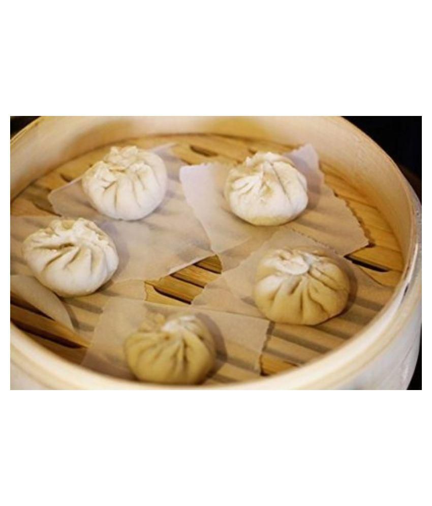 Godskitchen Bamboo Steamer (Steam Cooking for Dim Sum, Dumplings, Vegetables & Fish)