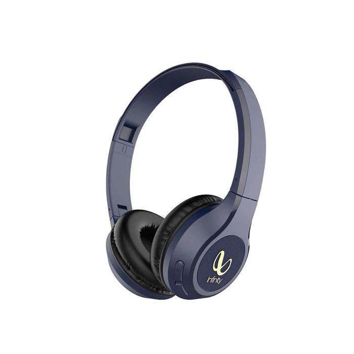 Infinity Glide 510 Wireless Headphones (On-Ear, With Mic, Bluetooth, Without Noise Cancellation, 72 Hrs Playtime,Quick Charging, Dual Equalizer Deep Bass, Voice Assistant  )