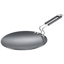 Prestige Roti Tawa Hard Anodised Cookware  (225mm, Induction Base and Gas stove compatible, Hard Anodised Aluminium Material)