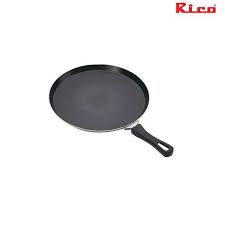 Rico Non-stick Dosa Tava (Size 27 cm Diameter, 2.6 mm Thick Flat Heavy Weight Aluminium, 3 Layer Non Stick, Strong Handle)