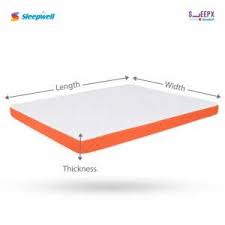 SleepX Brill Double PU Foam Mattress  (5 Inch Thick, Size 78x60x5 Inches, Foam Construction, Premium Fabric Upholstery, Reversible Mattress )