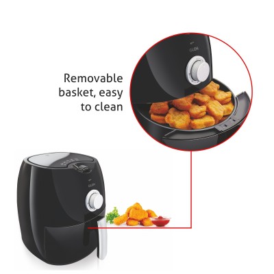 Glen Air Fryer 3044  (2.8 litres 1350 Watt)